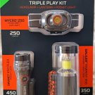 Nebo Triple Play Kit - Headlamp, Pocket Light, & Lantern/Spotlight NEB-BND-0005