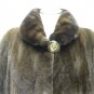 LADIES DYED BROWN SHEARED US MINK JACKET - 56917 (SIZE 10)