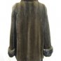 LADIES DYED BROWN SHEARED US MINK JACKET - 56917 (SIZE 10)