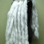 LADIES WHITE FINLAND FOX SCARF TRIM W/LACE - 65602 (SIZE M)