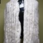 LADIES WHITE FINLAND FOX SCARF TRIM W/LACE - 65602 (SIZE M)