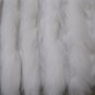 LADIES WHITE FINLAND FOX SCARF TRIM W/LACE - 65602 (SIZE M)