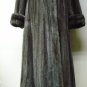 CHIC LADIES MILITARY BLUE IRIS MINK LONG COAT-32985(M)