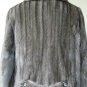 CHIC LADIES MILITARY BLUE IRIS MINK LONG COAT-32985(M)