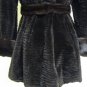 BROWN DYED LASER CUT HI - LO MINK STROLLER-53451(SZ M)
