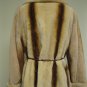 LADIES WHISKEY PLUCKED MINK JACKET W/ STRIPE- 44911 (SIZE M =44)