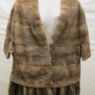 LADIES PASTEL MINK CAPE -61459r/60o/62o(SIZE F)