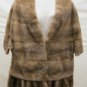 LADIES PASTEL MINK CAPE -61459r/60o/62o(SIZE F)