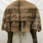 LADIES PASTEL MINK CAPE -61459r/60o/62o(SIZE F)