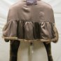 LADIES PASTEL MINK CAPE -61459r/60o/62o(SIZE F)