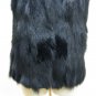 LADIES STUNNING CHIC REVERSIBLE BLACK FOX VEST - 63285 (SZ M & L)