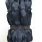 LADIES STUNNING CHIC REVERSIBLE BLACK FOX VEST - 63285 (SZ M & L)