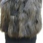 LADIES STUNNING CHIC REVERSIBLE NATURAL SILVER FOX VEST - 63283 (SZ M & L)