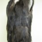 LADIES STUNNING CHIC REVERSIBLE NATURAL SILVER FOX VEST - 63283 (SZ M & L)