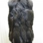 LADIES STUNNING CHIC REVERSIBLE NATURAL SILVER FOX VEST - 63283 (SZ M & L)