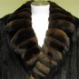 MENS NAT MAHO MENS MINK STROLLER W/CHINCHILLA TRIM-55318(SIZE 54)