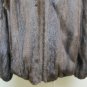 MENS ZIP UP MAHOGANY MINK JKT W/CHINCHILLA TRIM-58712(SIZE 50)