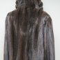 MENS ZIP UP MAHOGANY MINK JKT W/CHINCHILLA TRIM-58712(SIZE 50)