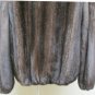 MENS ZIP UP MAHOGANY MINK JKT W/CHINCHILLA TRIM-58712(SIZE 50)