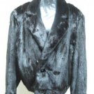 LADIES BLACK FEMALE USA MINK JACKET - 32125 -  SIZE Large
