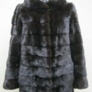LADIES HORIZONTAL RANCH DARK US  MINK JACKET  - 65990(o)  SIZE M = SIZE 55