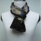 UNISEX ITALIAN STUNNING PRINTED ART DECO SILK SCARF (E) - SIZE 60" X 12"