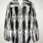 MENS NATURAL CANADIAN CHINCHILLA SOS ZIP UP BOMBER JACKET-66192(o)SZ 50 & 52