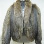 LADIES AMERICA BROWN RACCOON  FULL SKIN JKT - 21045 (SIZE M)