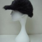 UNISEX DYED BLACK GRAY NUTRIA BASEBALL CAP - 61935(o) SIZE F
