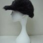 UNISEX DYED BLACK GRAY NUTRIA BASEBALL CAP - 61935(o) SIZE F