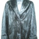LADIES BLACK MINK JACKET - 59363(o) SIZE M = SIZE 10
