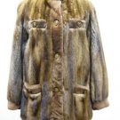LADIES DEMIBUFF MINK JACKET W/TRIM IN SHEARED MINK 51995(o)available size M & L