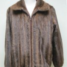 MENS BIG & TALL DEMIBUFF MINK BOMBER ZIP UP  JACKET-66010 (SZ 4XL)