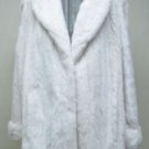 LADIES STUNNING  MAMA WHITE US MINK STROLLER -57295 (SZ 16)