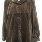 LADIES MAMA BROWN US MINK SHEARED STROLLER -40504 (SIZE 20)