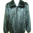 MENS BIG & TALL RANCH US MINK ZIP UP BOMBER JACKET-66269(o) size  48/50/52/54)