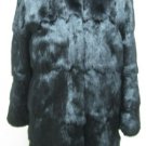LADIES DYED BLACK SQUIRREL JACKET - 60180   (SIZE S)