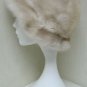 LADIES CUTE BEIGE  FANCY  MINK HAT - 115