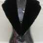 MENS DYED BLACK MINK DETACHABLE COLLAR - 44775o) - size F