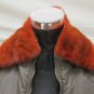 UNISEX DYED ORANGE MINK COLLAR - 52948 (SZ F)