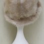 LADIES CUTE PEARL GOLD FANCY MINK HAT -102