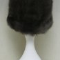 LADIES CUTE DARK GREY FANCY MINK HAT - 112