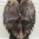 GORGEOUS NATURAL CRYSTAL FOX SCARF/COLLAR-21421 (SIZE F)