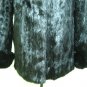 LADIES BLACK F MINK LETOUT JACKET - 66293(o) SIZE 10