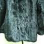 LADIES BLACK F MINK LETOUT JACKET - 66293(o) SIZE 10
