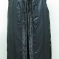 LADIES BLACK MINK COAT WITH CHINCHILLA COLLAR & CUFF TRIM - 38762 (SZ M/L)