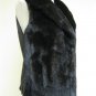 CHIC MAHOGANY MINK VEST WITH WOOL BACKING-56305 (SZ L)