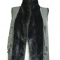 CHIC MAHOGANY MINK VEST WITH WOOL BACKING-56305 (SZ L)