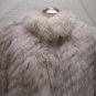 LADIES CUTE BEIGE FOX DIAGONAL JACKET - 58746(o) SIZE 12