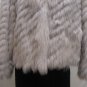 LADIES CUTE BEIGE FOX DIAGONAL JACKET - 58746(o) SIZE 12
